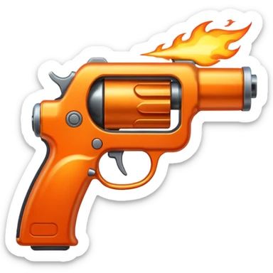 flame gun sticker