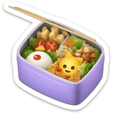 magical bento box sticker