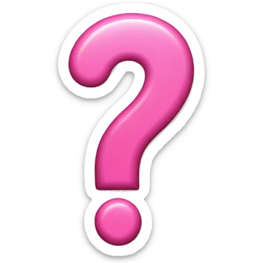 Pink exclamation mark sticker