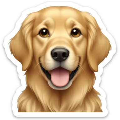 golden retriever sticker