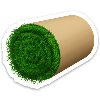 Roll of sod sticker