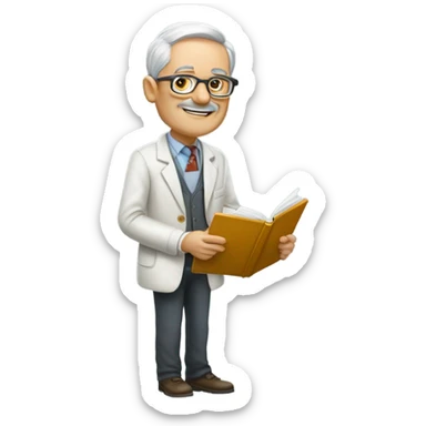 profesor de diseño sticker