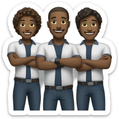 successful team sticker