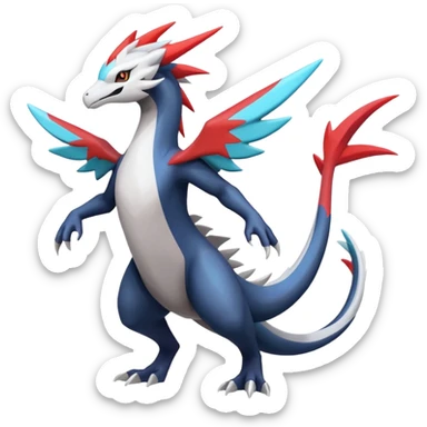 Silvally-Kyurem-Amaura-Latias-Salandit-fusion, full body sticker