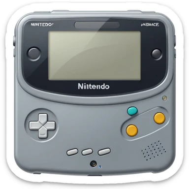 nintendo gameboy advance sticker