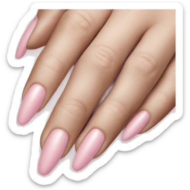 Light pink nails sticker