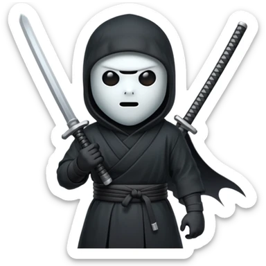 👻 + 🥷🏻 sticker