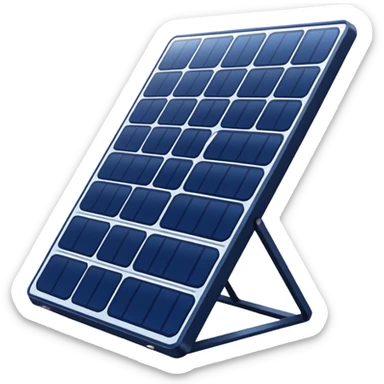 solar panel simple sticker