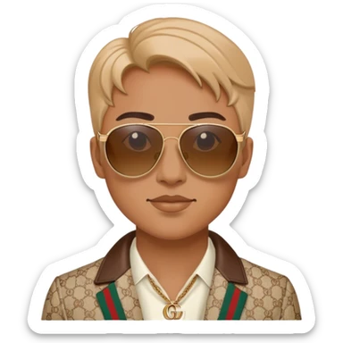 ￼ fly with Gucci sunglasses sticker