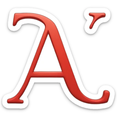 'A' grade lettering in red sticker