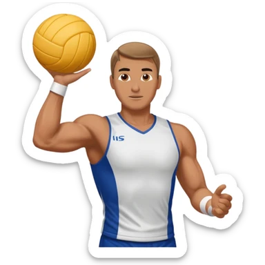 buatkan emoji yang mengandung unsur gym,volley,running sticker