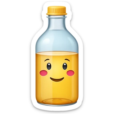 en botella y debe decir syrup simple sticker