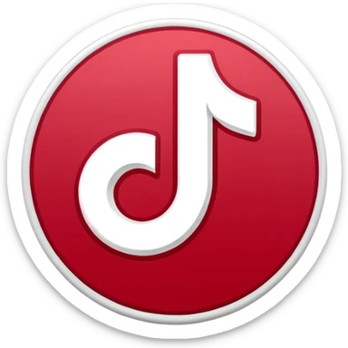 tiktok logo sticker