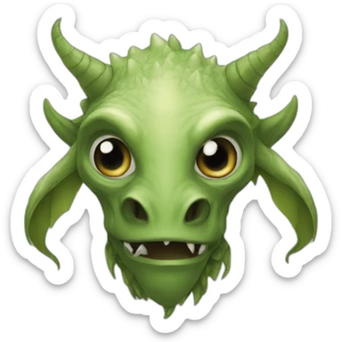 Legendary fantasy creature sticker