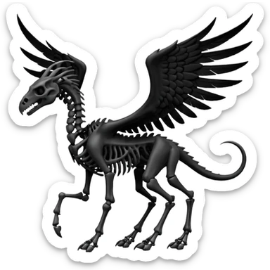 Thestral sticker
