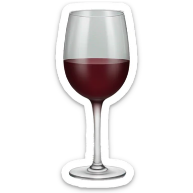 Christmas wine glass  sticker