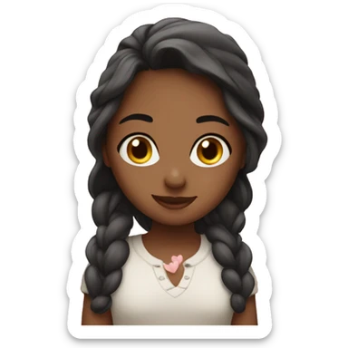 Girl in love sticker