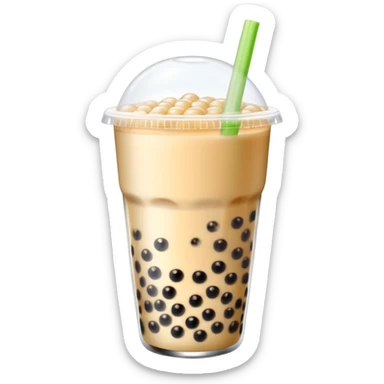 Bubble tea sticker