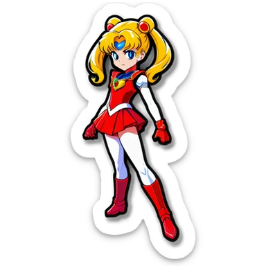Sailormoon Redranger  sticker