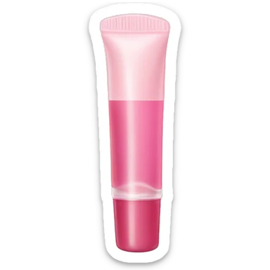 Lip gloss tube sticker