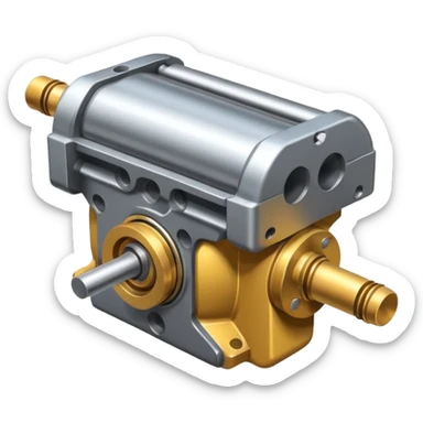 Engine piston and rod sticker