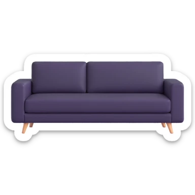 minimalist modern sofa sticker