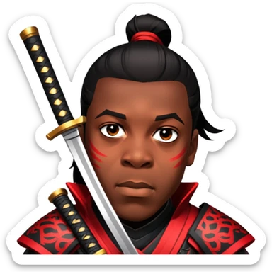 Daring Samurai sticker