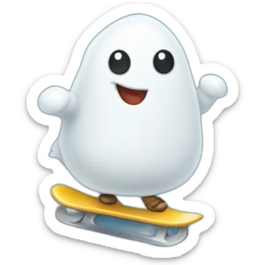 Patin a glace sticker