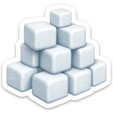 sugar cubes sticker