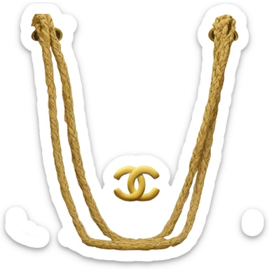 Tweed white chanel bag  sticker