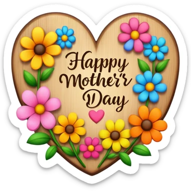 Happy mother day sign sticker