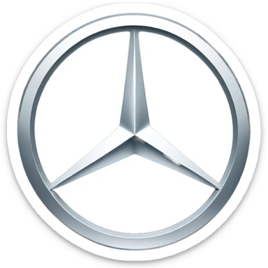 Mercedes benz logo sticker