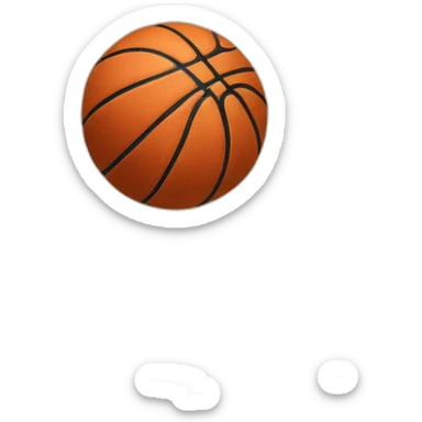 Canasta de basketball  sticker