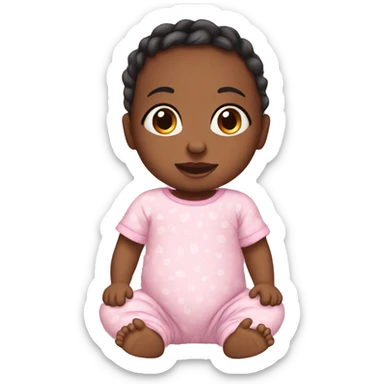 newborn daughter  sticker
