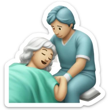 caring for patients sticker
