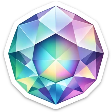 sparkly jewel gem sticker