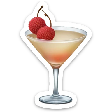 Lychee martini  sticker