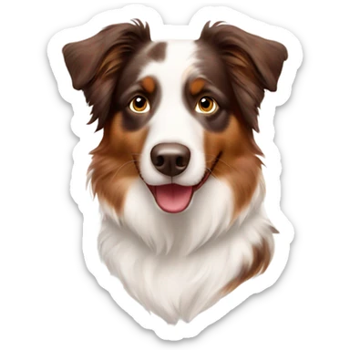 Australian Shepherd red Merle   sticker