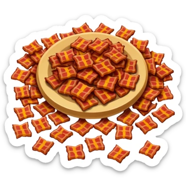 bacon bits sticker