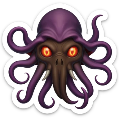 The Mind Flayer Stranger Things sticker