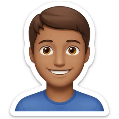 🤵 i ovaj braon kosu sticker