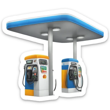 Gas station  sticker