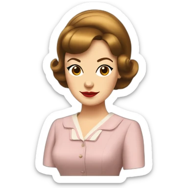 Peggy Olson from mad men sticker