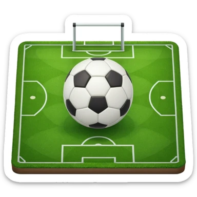 Soccer Field Objects sticker