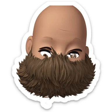 thoughtful boy with book sticker