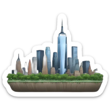 New York city Skyline sticker