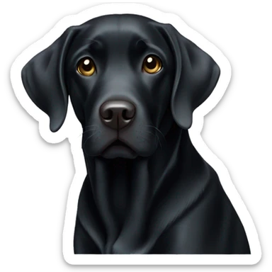 Black Labrador Retriever sticker