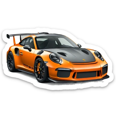 Porsche 911 gt3rs sticker