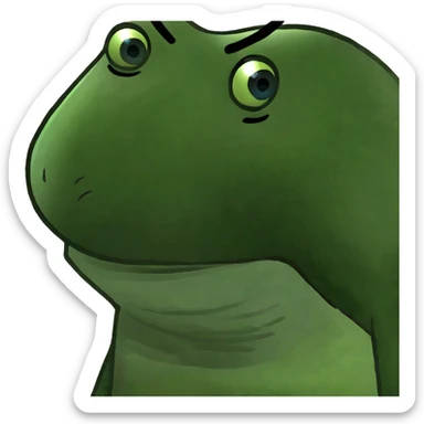 Beautiful girl black hair blue eyes sticker