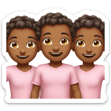 Triplets sticker